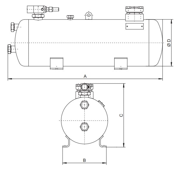 Кожухотрубный теплообменник BITZER F562NA